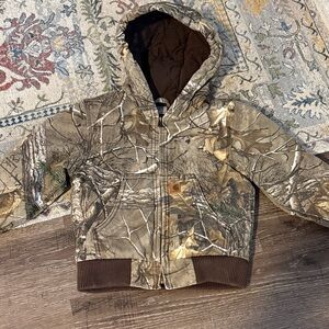 Toddler Carhartt Woodland Camo Jacket